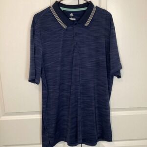 Mens Adidas Golf Drifit‎ Polo navy large